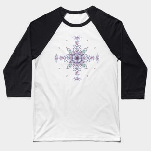 Pod Flower Mandala Baseball T-Shirt